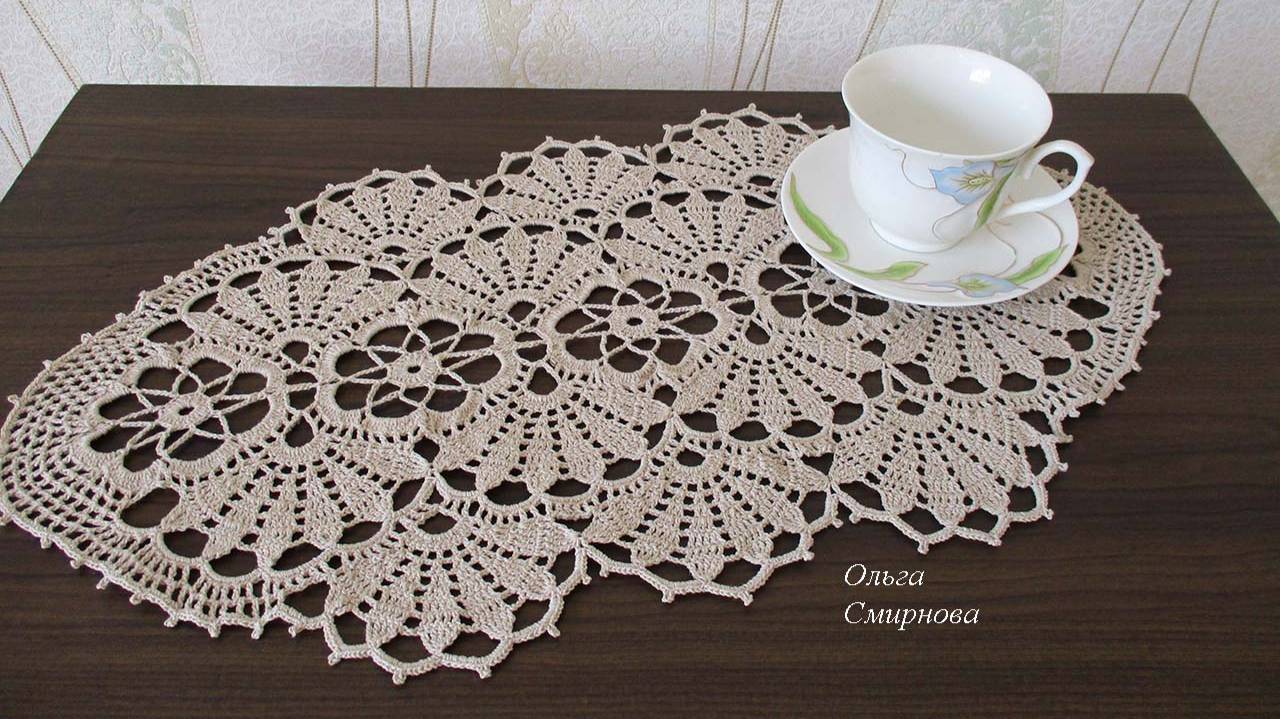 ОРИГИНАЛЬНАЯ ОВАЛЬНАЯ САЛФЕТКА. ЧАСТЬ 4 смотреть онлайн