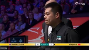Ronnie O'Sullivan in command at the Crucible against Pang Junxu  | 2025 Halo World Championship