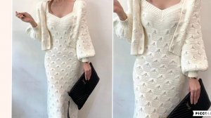 Шикарный узор для платья и не только..