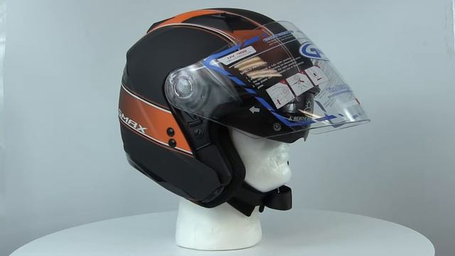 GMax OF77 Classic Open Face Mens Motorcycle Helmets 360 Degree Spin смотреть онлайн