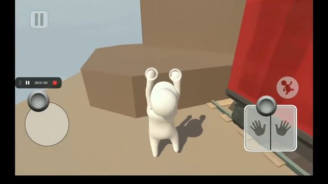 Играем в Human Fall Flat на планшете