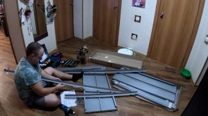 Сборка металлического стеллажа.