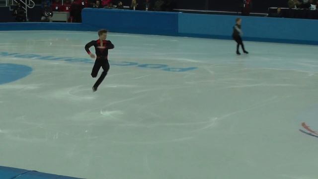 2014 Russian Nationals Mikhail KOLYADA warm-up FS смотреть онлайн