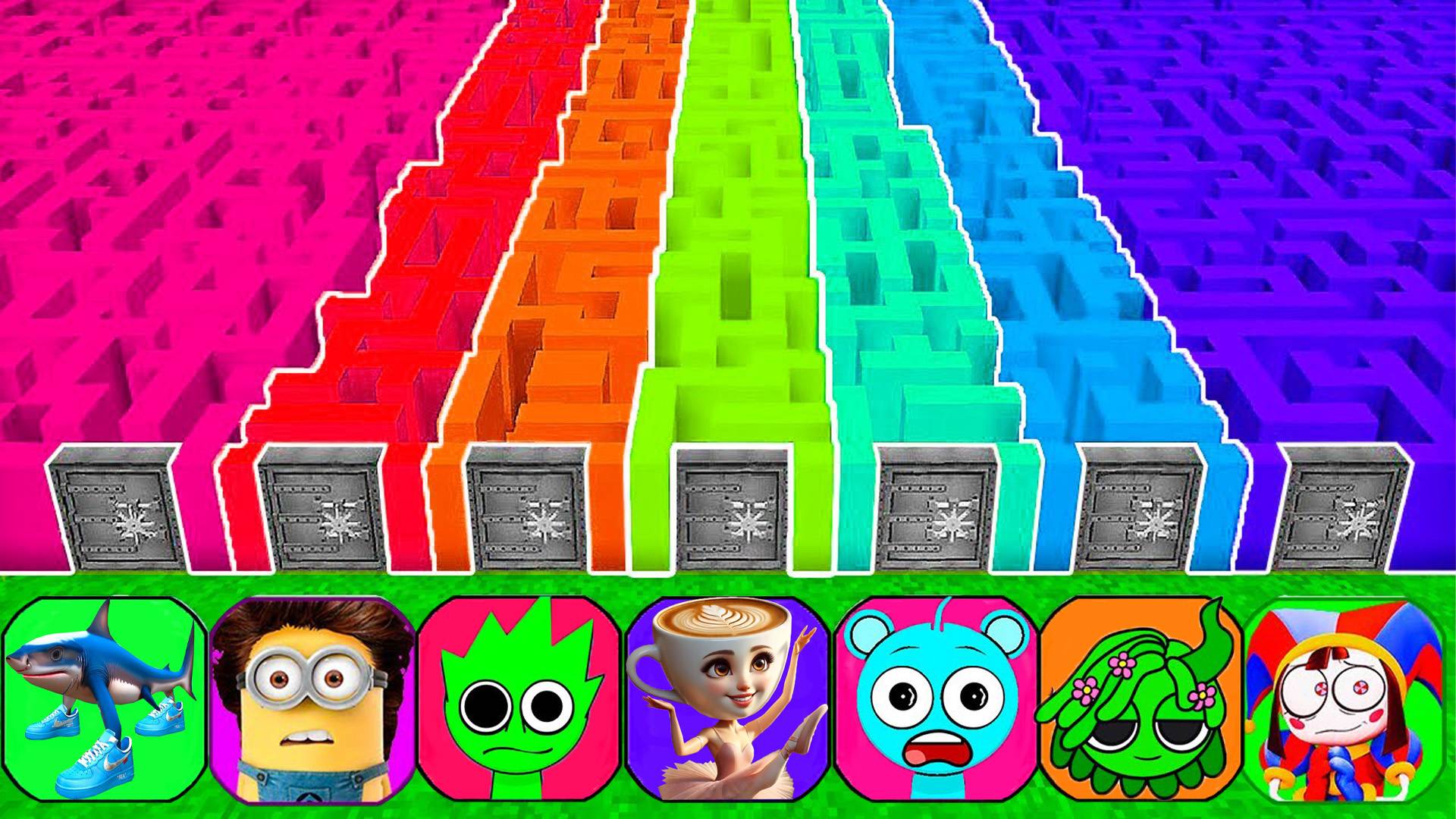 ПРЯТКИ В СЕКРЕТНЫХ ЛАБИРИНТАХ В МАЙНКРАФТ смотреть онлайн