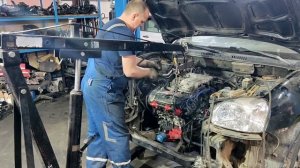 Hyundai Santa Fe 2,7. Оборвало шатун 2 часть