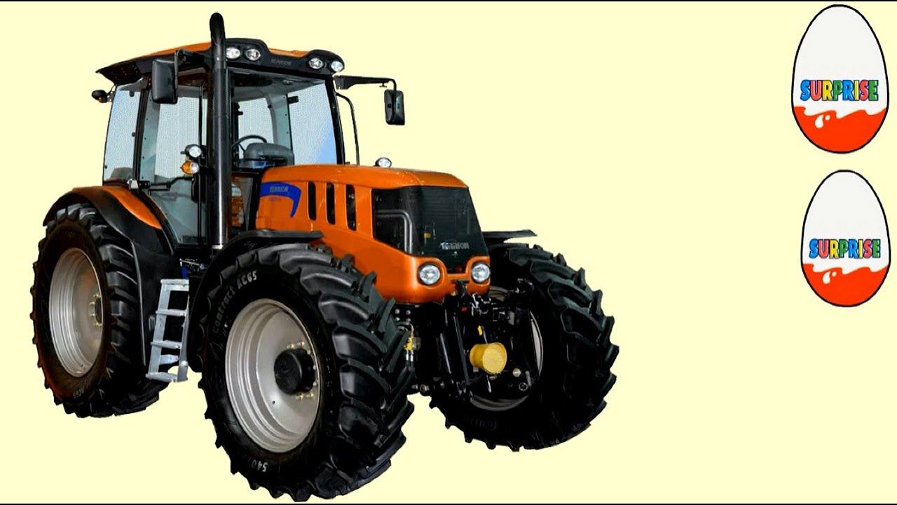 Мультик про машины и трактора. Открываем сюрпризы и собираем пазл смотреть онлайн