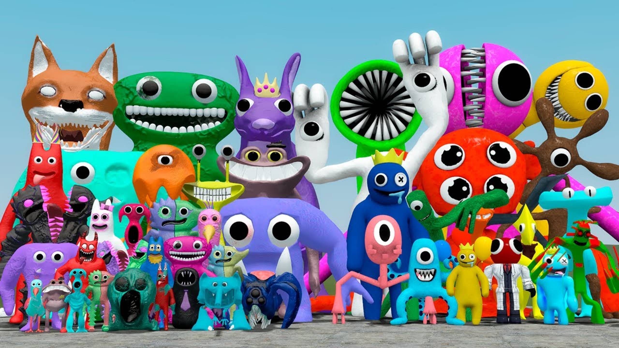 ЭПИЧНАЯ БИТВА! Новые ГЕРОИ Garten of Banban 8 против ВСЕЙ СЕМЬИ Rainbow Friends в Garry’s Mod! 🔥 смотреть онлайн