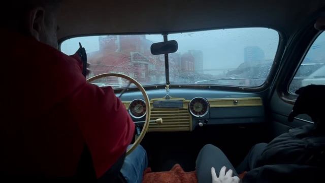 Катаемся на победе в музее ретротехники в Москве на самокатной