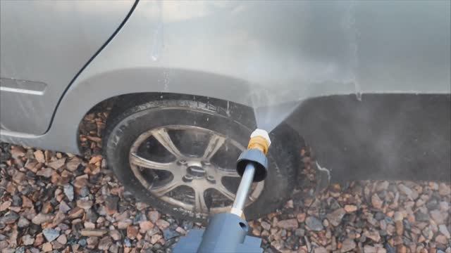 Аккумуляторная автомойка - распаковка и проверка.