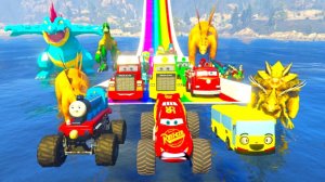 Мультфильм для детей Тачки Монстр Маккуин Грузовик Мак и Друзья Тачки Диснейленд Игрушки Гонщики