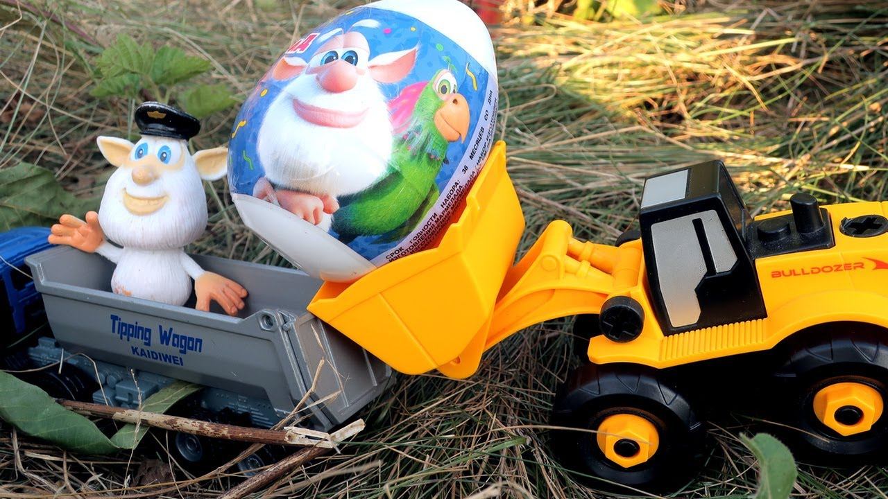 Видео с игрушками для детей. Буба нашел сюрприз в лесу смотреть онлайн