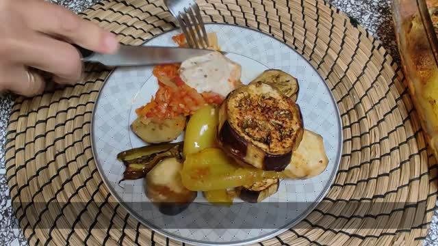 Баклажаны с мясом в духовке