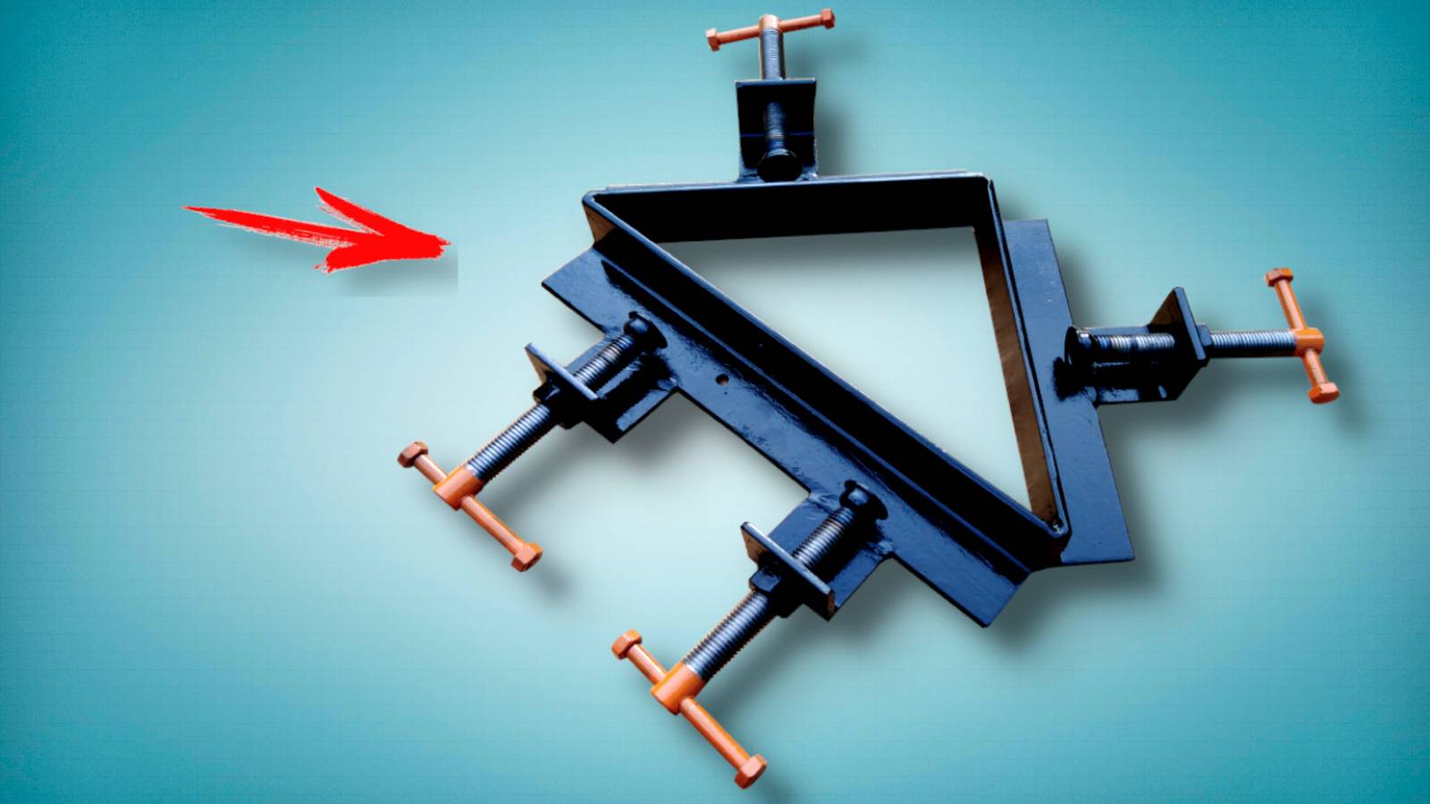 Угловая струбцина для сварки. Крутая идея из уголка. смотреть онлайн