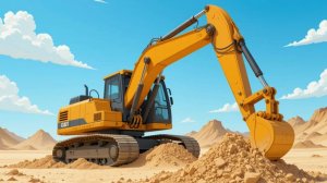 СТРОИТЕЛЬНАЯ ТЕХНИКА для малышей | Познавательное видео для малышей | Мультики про машинки