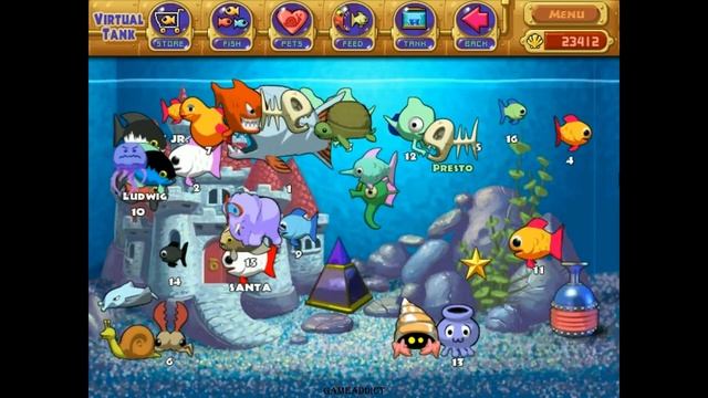 Insaniquarium Deluxe | 60 minutes of Virtual Tank смотреть онлайн