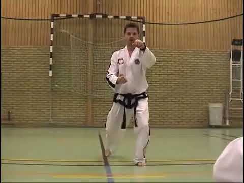 Хва Ранг видео тхэквондо туль красный пояс красно-черный 1,2 гып хьенг комплекс Hwa Rang Tul спорт смотреть онлайн