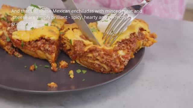 Готовим мексиканские энчиладас с мясным фаршем и сыром смотреть онлайн