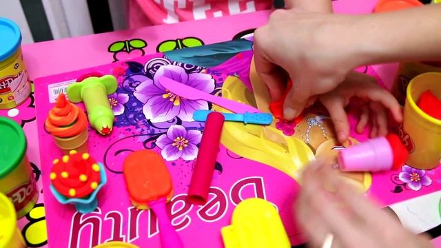 Делаем Лолипоп, Мороженное из пластилина Плей До Giant Play Doh Lollipops Ice Cream