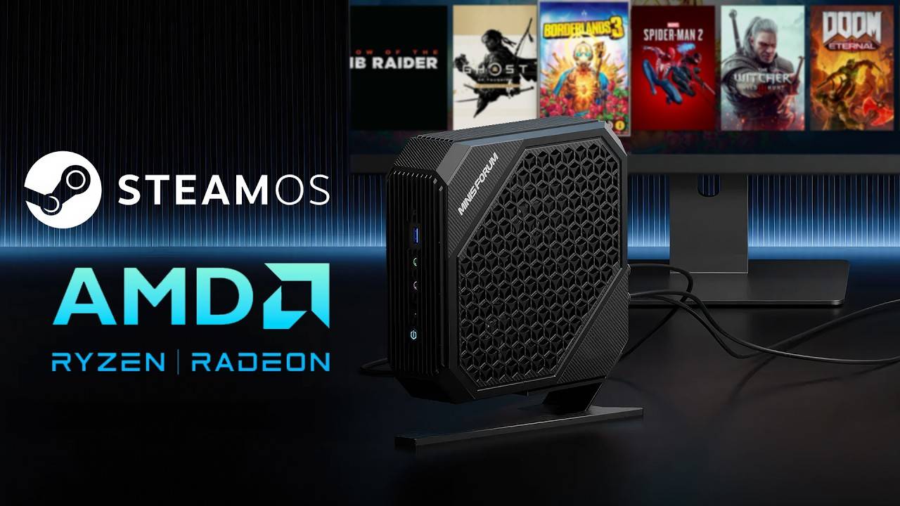 SteamOS Performance On All AMD Mini PC Is IMPRESSIVE! смотреть онлайн
