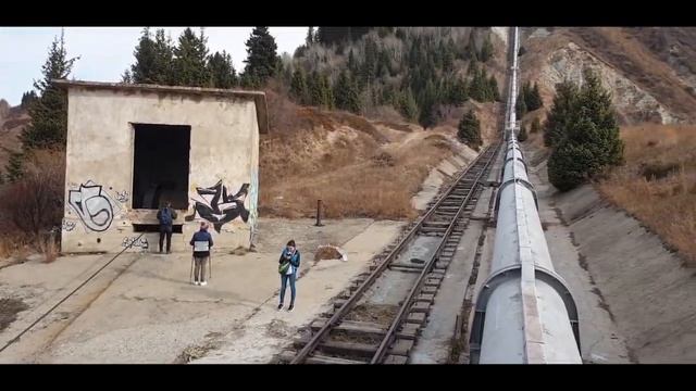 Домашняя кошка на прогулке в горах Тянь - Шаня! Domestic cat for a walk in the Tien Shan mountains смотреть онлайн