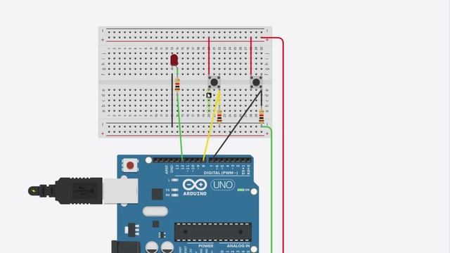 Arduino: Создание схемы управления светодиодом