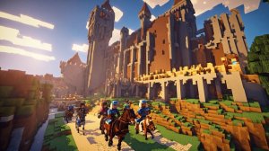 Майнкрафт Сборка Средневековье! Рыцари в Minecraft