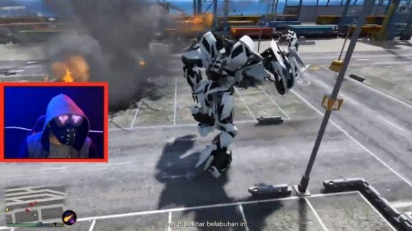 MISI TRANSFORMER SOUNDWAVE DIHADANG AUTOBOT JAZZ - GTA 5 MOD TRANSFORMER