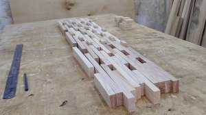 Консольный стол из обрезков своими руками