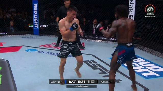 ⁣Д"Амон Блэкшир победил Хеили Алатенга (видео). UFC Fight Night