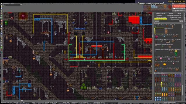 Terraria - ''Свободное планирование'' (Dungeon construction) смотреть онлайн