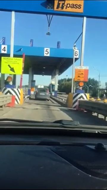 Т-PASS. Проезд по транспондеру "Автодор" через пункт взимания платы на трассе М4 - Дон. смотреть онлайн