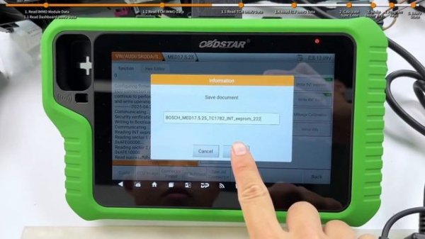 Программирование ключей при полной утере (AKL) VAG MQB 5A OBDstar