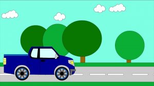 Мультик про машинки. Раскрашиваем машины и учим цвета