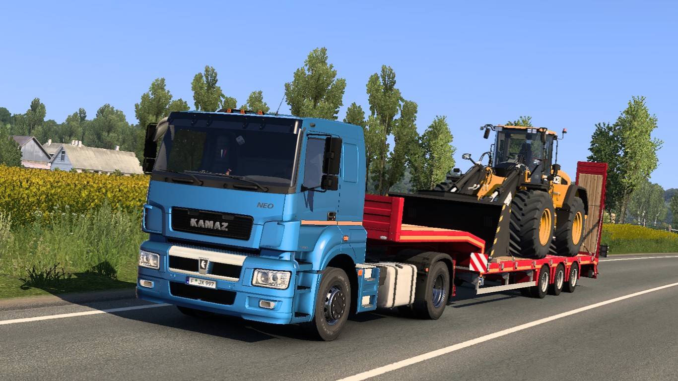 Euro Truck Simulator 2: КамАЗ Neo - Дальнобой по России #1