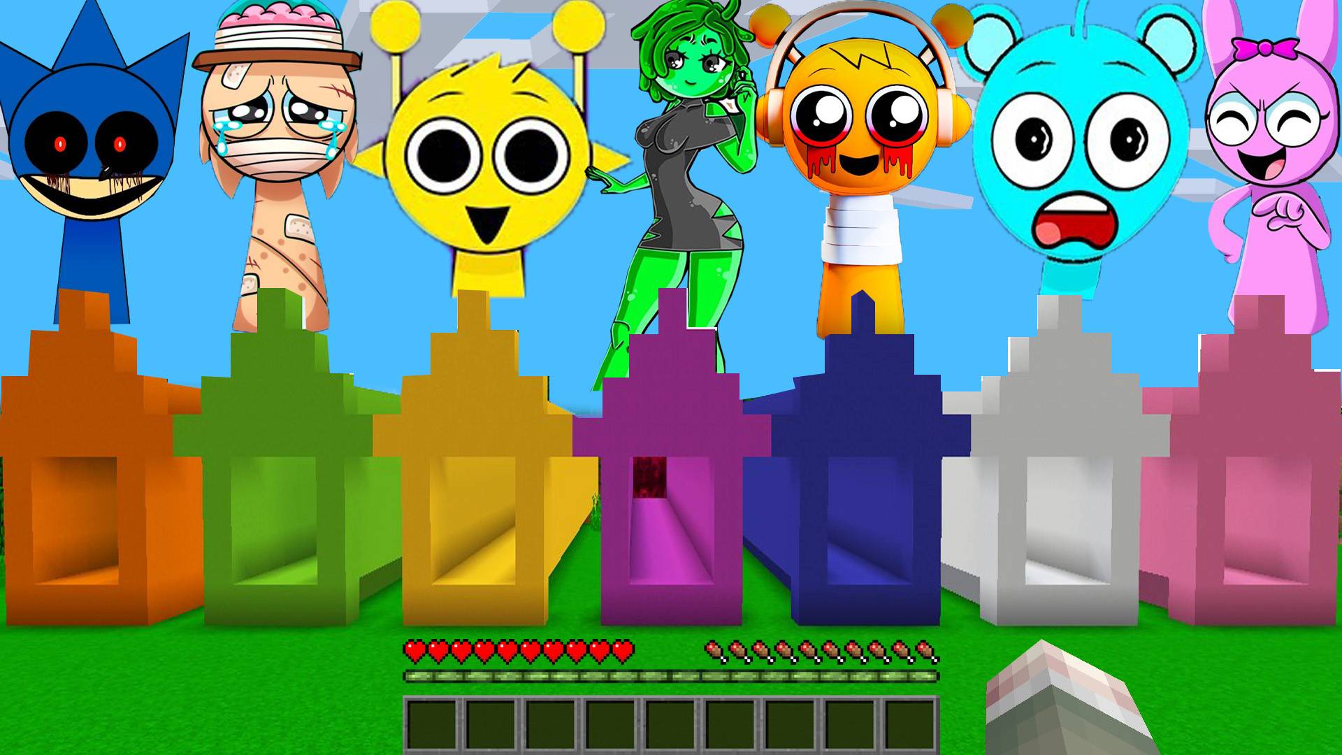 ВЫБЕРИ САМЫЙ ТОНКИЙ ДОМ ВСЕ ВИДЫ СПРУНКОВ В МАЙНКРАФТ смотреть онлайн