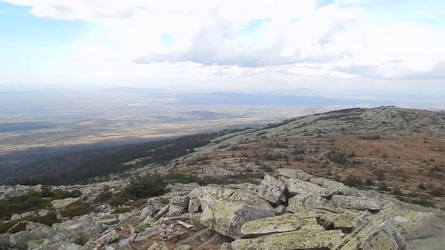 Таганай. Панорама с вершины Круглицы. сентябрь 2015 г.