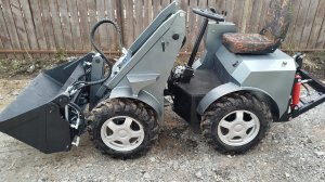 минипогрузчик на 4х гидромоторах