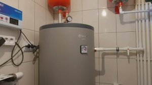 Водонагреватель косвенного нагрева на 300 литров. Горячее водоснабжение дома.