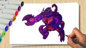 Как нарисовать Фантом Скорпиус Гуджитсу _ Учимся рисовать