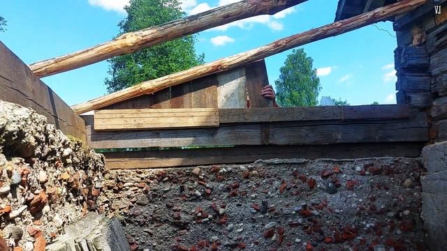 Латвия Деревня Пантелишки Сарай приобретает вид Делаю перерыв Скоро прилетят внучки Жена помогает смотреть онлайн