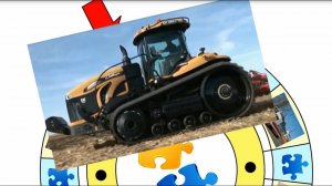 Рабочие машины. Трактор.  Гидромолот. Буровая машина. Мультик про машины