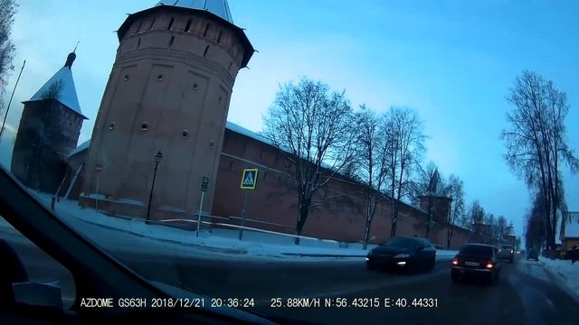 Суздаль обзор... Регистратор. Прокатился по городу. 2019 смотреть онлайн