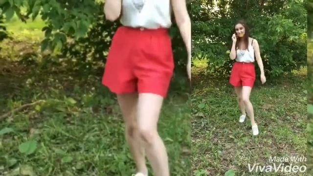 Классные легкие шорты от OUMENGKA смотреть онлайн