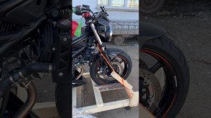 Получение и распаковка мотоцикла в ТК