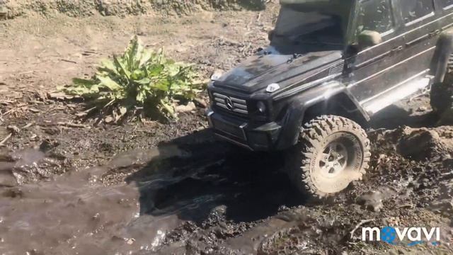 Новый Traxxas trx4 g500 достали из коробки, обули в шины pit bull rock beast xl и погнали в грязь!! смотреть онлайн