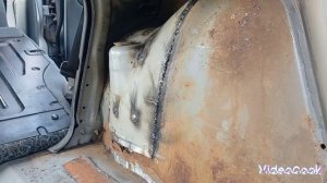 Шевроле Ланос, сгнил задний стакан амортизатора, ремонт своими руками.