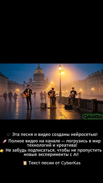 Рок Музыка от Нейросети: CyberKas - Это Питер | AI Music & Video #Питер #music #aimusic #нейросети смотреть онлайн