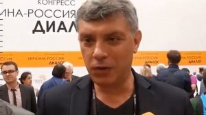 Борис Немцов в Киеве. 2014 год