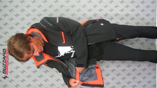 Blizzard Power Jacket, black/orange/orange смотреть онлайн