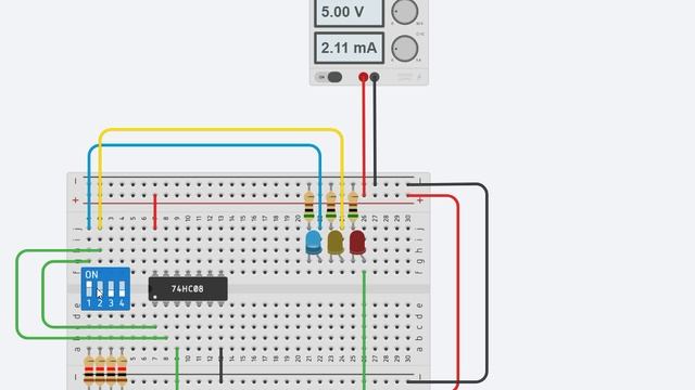 Arduino: Реализация логической операции «Логическая конъюнкция» в TinkerCad